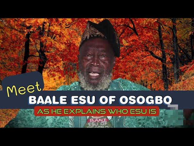 Meet Esu Priest in Nigeria (Osogbo, Osun State), Chief Kayode Idowu Esuleke.