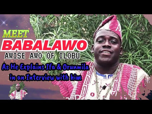 Meet Babalawo in Nigeria (Ilobu, Osun State), Ifayemi Abifarin Alabi.